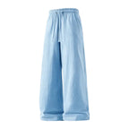Lightweight Linen Cotton Pants with Drawstring Waist
