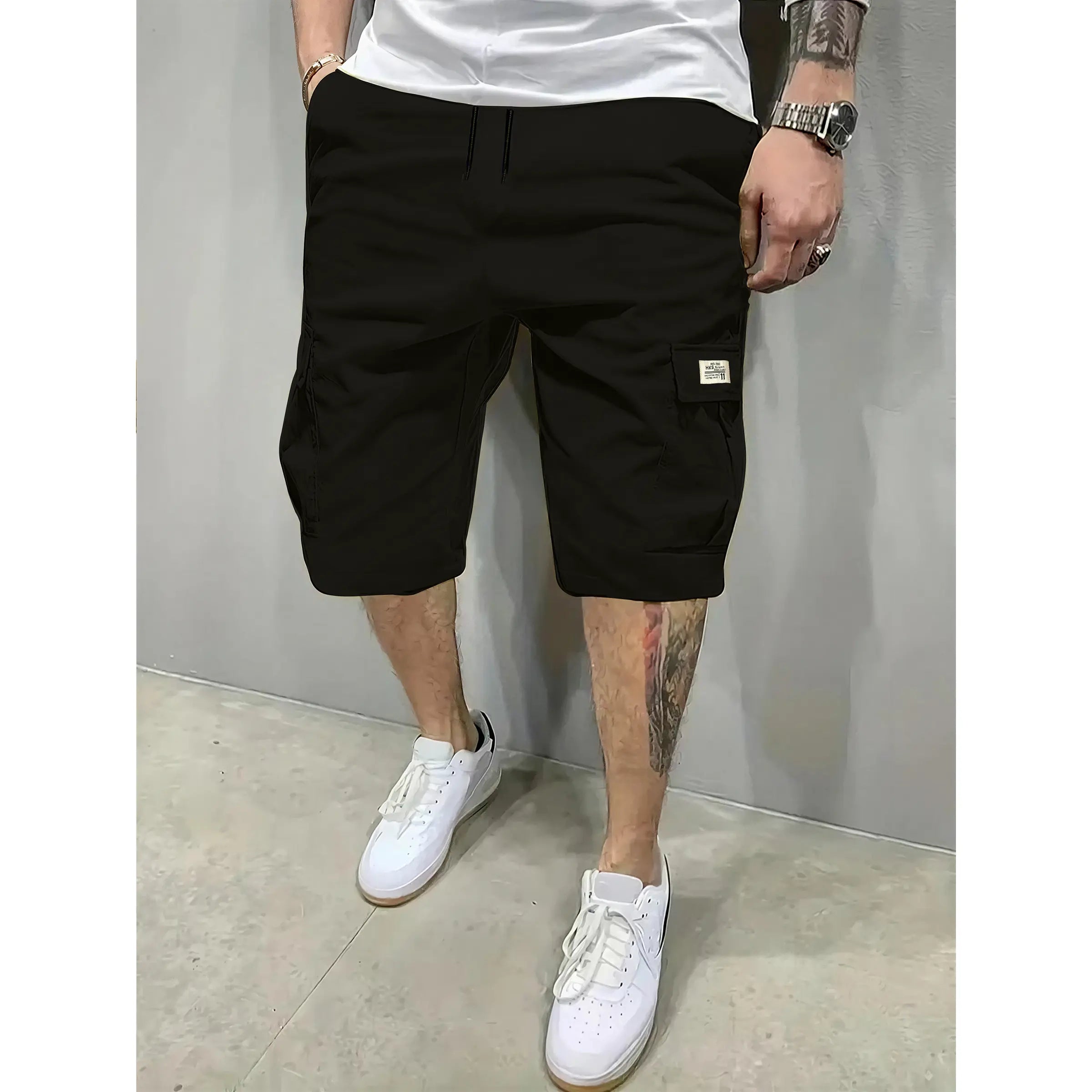 Men’s 3-Pack Breathable Drawstring Shorts with Pockets